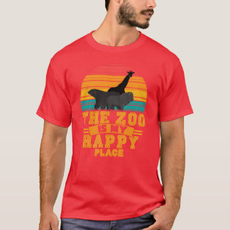 Camiseta Animales de zoológico niña Animales