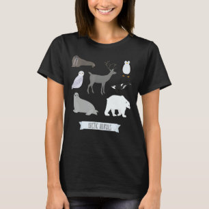 Camiseta Animales del Ártico entregan arco de oso polar de 