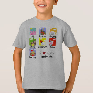 Camiseta Animales del campo