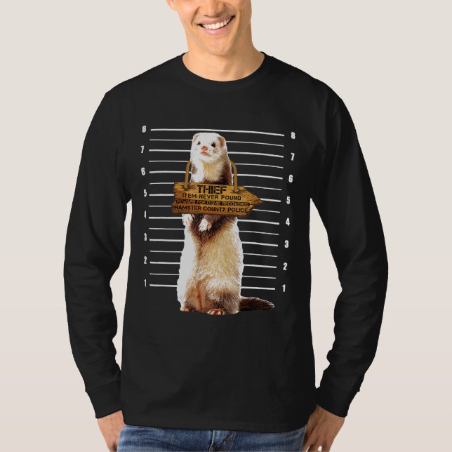Camiseta Animales del ladrón de ferretas (Anverso)