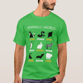 Camiseta Animales Del Mundo Meme Animales Raros chica