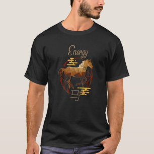 Camiseta Animales del Zodiaco Chino Astrología Caballo Geom