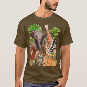 Camiseta Animales del zoológico Día de los Animales de la S