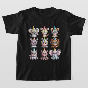 Camiseta Animales del zoológico Fiesta de cumpleaños Día de