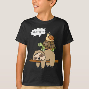 Camiseta Animales del zoológico regalan caracol tortuga per