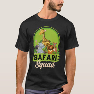 Camiseta Animales del zoológico Safari Squad