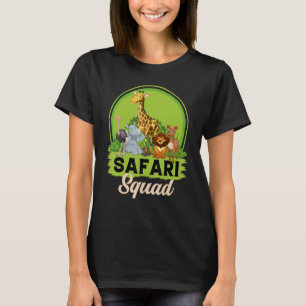 Camiseta Animales del zoológico Safari Squad
