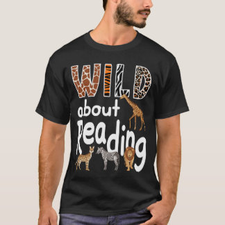 Camiseta Animales del Zoológico Salvajes por Leer Libros Am