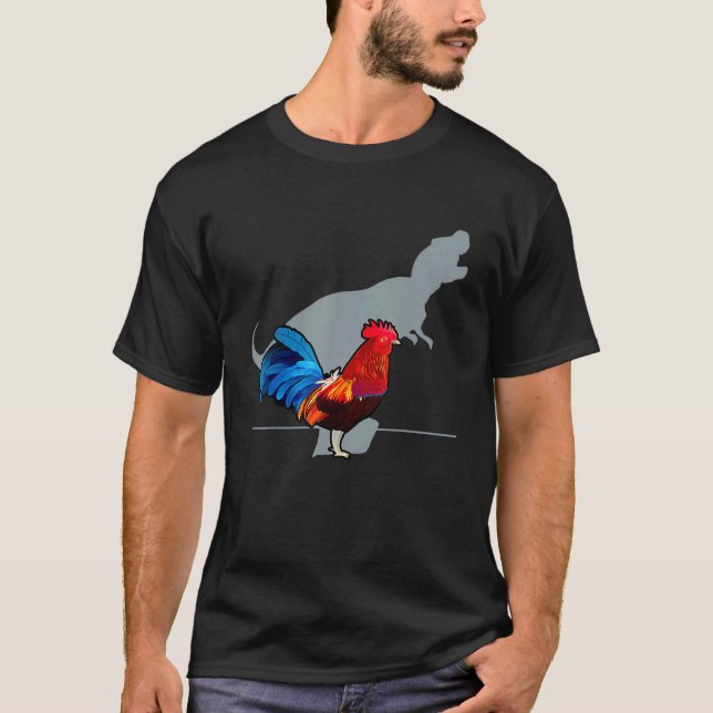 Camiseta Animales Dinosaurio Pollo (Anverso)