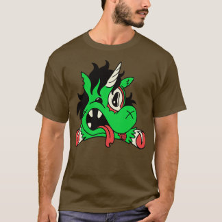Camiseta Animales divertidos de Halloween de Zombie Unicorn