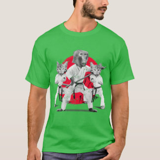 Camiseta Animales divertidos de karate