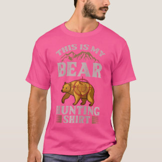 Camiseta Animales divertidos de la vida silvestre cazan béi