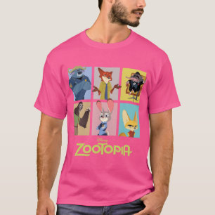 Camiseta Animales Divertidos en Ciudad Amigos Dibujos Anima