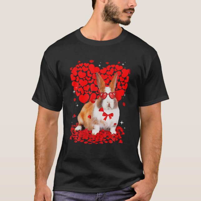 Camiseta Animales divertidos para el corazón de San Valentí (Anverso)
