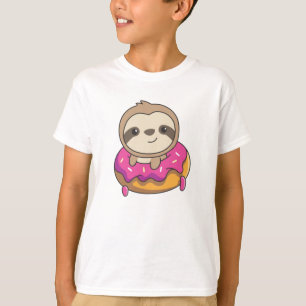 Camiseta Animales Dulces Y Graciosos Con Fallos De Donut