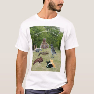 Camiseta animales en el parque