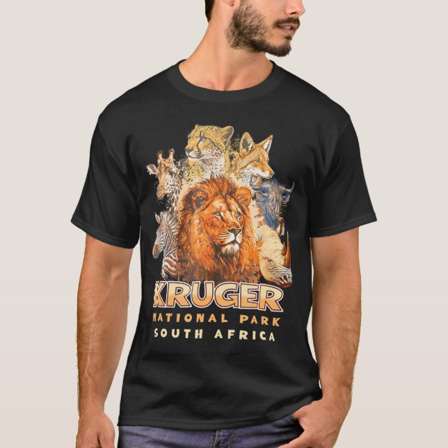Camiseta Animales En El Parque Nacional De Kruger De Sudáfr (Anverso)