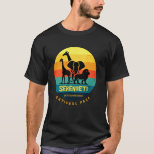 Camiseta Animales en el Parque Nacional Serengeti africano 