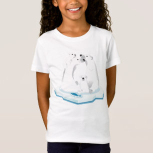Camiseta Animales en peligro de extinción - Oso polar