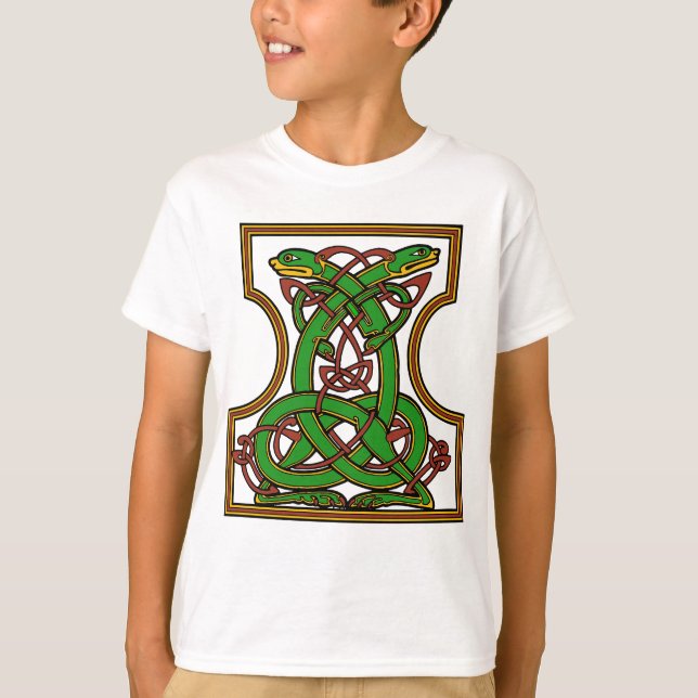 Camiseta Animales entrelazados Celtic (Anverso)