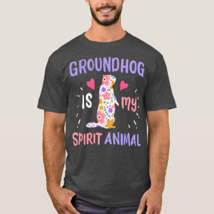 Camiseta Animales espirituales de Groundhog 2