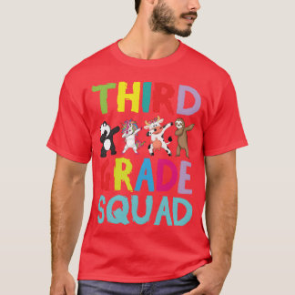 Camiseta Animales Estudiantes Haciendo Dab Backo Niño Pájar