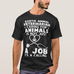 Camiseta Animales exóticos para el cuidado de los animales