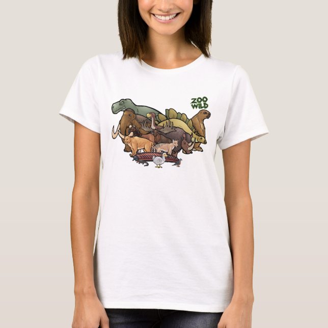 Camiseta Animales extintos (Anverso)