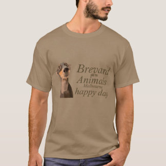 Camiseta animales feliz perro día diseño regalo retro