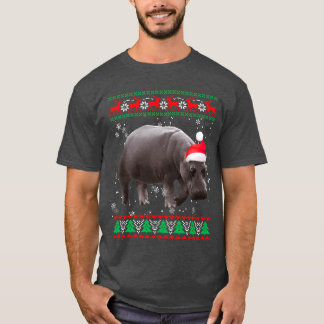 Camiseta Animales Feos Hipopótamo retro
