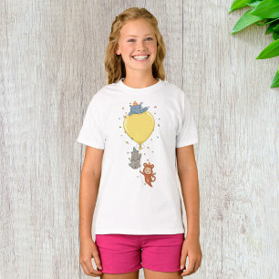 Camiseta Animales fiestas sostienen un globo