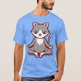 Camiseta Animales gatos meditan budismo zen por tobe Fonsec