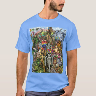 Camiseta Animales grandes y pequeños