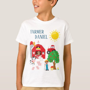 Camiseta Animales, granjeros y tractores de Personalizado l