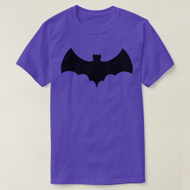 Camiseta animales humorísticos simples de murciélago (Diseño del anverso)
