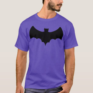 Camiseta animales humorísticos simples de murciélago