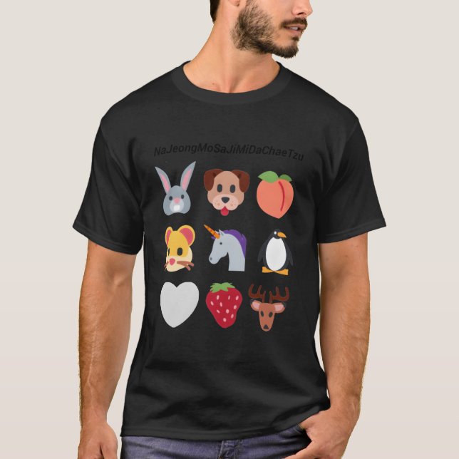 Camiseta Animales Impresos Dos Veces (Anverso)