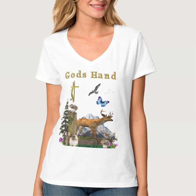 Camiseta Animales lindos (Anverso)