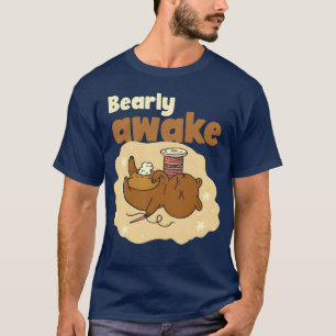 Camiseta Animales lindos apenas despiertos divertido