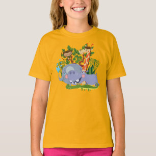 Camiseta Animales lindos del safari