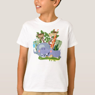 Camiseta Animales lindos del safari
