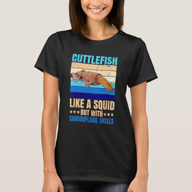 Camiseta Animales Marinos Cuttlefish Cita para un Cuttlefis (Anverso)