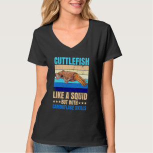 Camiseta Animales Marinos Cuttlefish Cita para un Cuttlefis