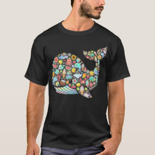 Camiseta Animales Marinos Divertidos Corazón Verano Kawaii