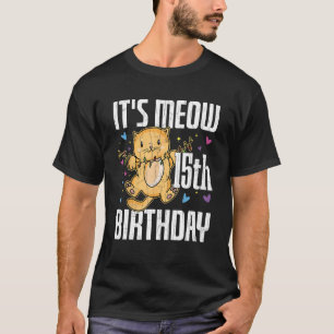 Camiseta Animales Mascotas dueños de gatos miau gato 15 cum