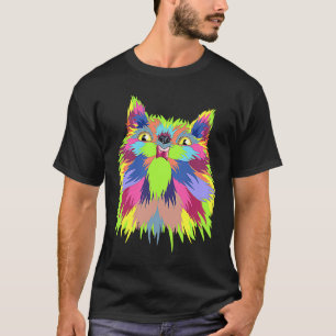 Camiseta Animales Mascotas Gatos Gatitos Dueño de Cabeza de