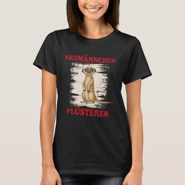 Camiseta animales meerkat equipo de protección de animales (Anverso)