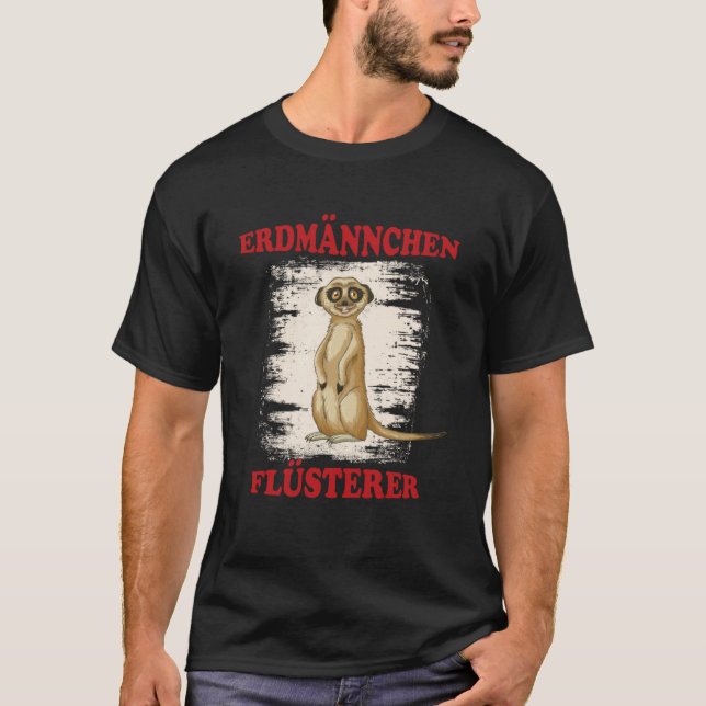 Camiseta animales meerkat equipo de protección de animales (Anverso)
