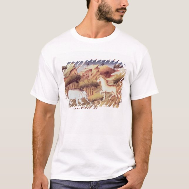 Camiseta Animales míticos en el desierto (Anverso)