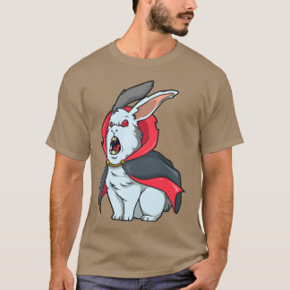 Camiseta Animales Monstruos Conejo Vampiro retro